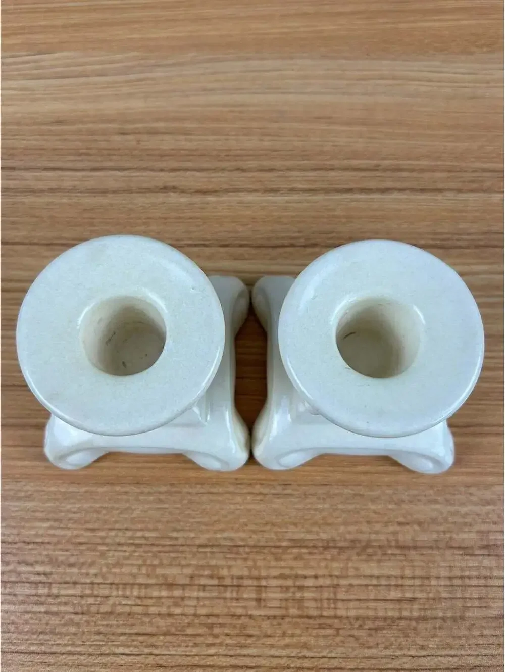 Cowan Art Pottery Art Deco Candle Holder PAIR 2 3/4